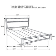 Miranda Panel Platform Storage Bed - Furniture City (CA)l