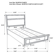 Miranda Panel Platform Storage Bed - Furniture City (CA)l