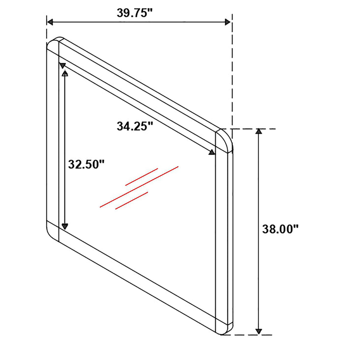 Robyn Bedroom Set with Upholstered Tufted Headboard Dark Walnut