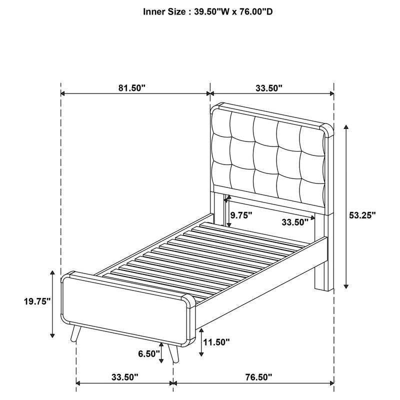 Robyn Panel Platform Bed - Furniture City (CA)l