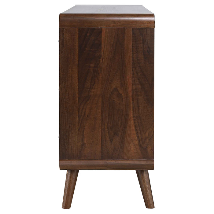 Robyn 6-drawer Dresser Dark Walnut