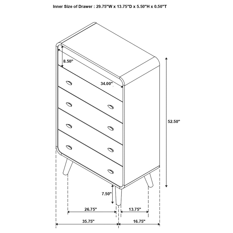 Robyn Chest of Drawers - Furniture City (CA)l