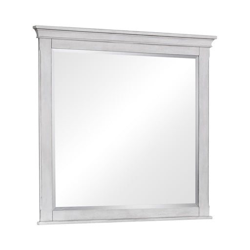 Franco Rectangular Dresser Mirror Antique White - Furniture City (CA)l