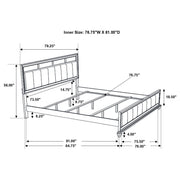 Barzini Panel Bed - Furniture City (CA)l