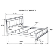 Barzini Panel Bed - Furniture City (CA)l