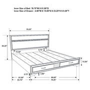 Miranda Panel Platform Storage Bed - Furniture City (CA)l