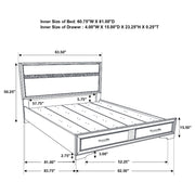 Miranda Panel Platform Storage Bed - Furniture City (CA)l