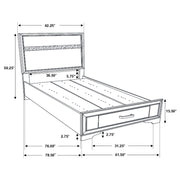 Miranda Panel Platform Storage Bed - Furniture City (CA)l
