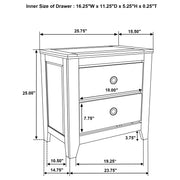 Hazlewood Nightstand - Furniture City (CA)l