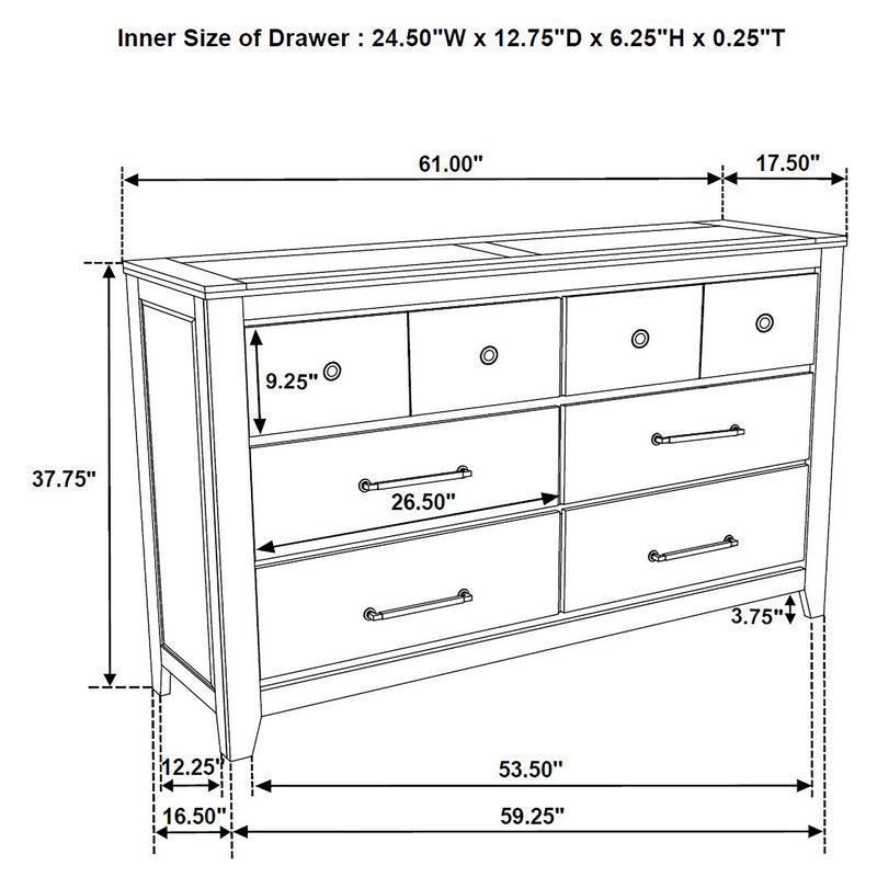 Hazlewood Dresser - Furniture City (CA)l