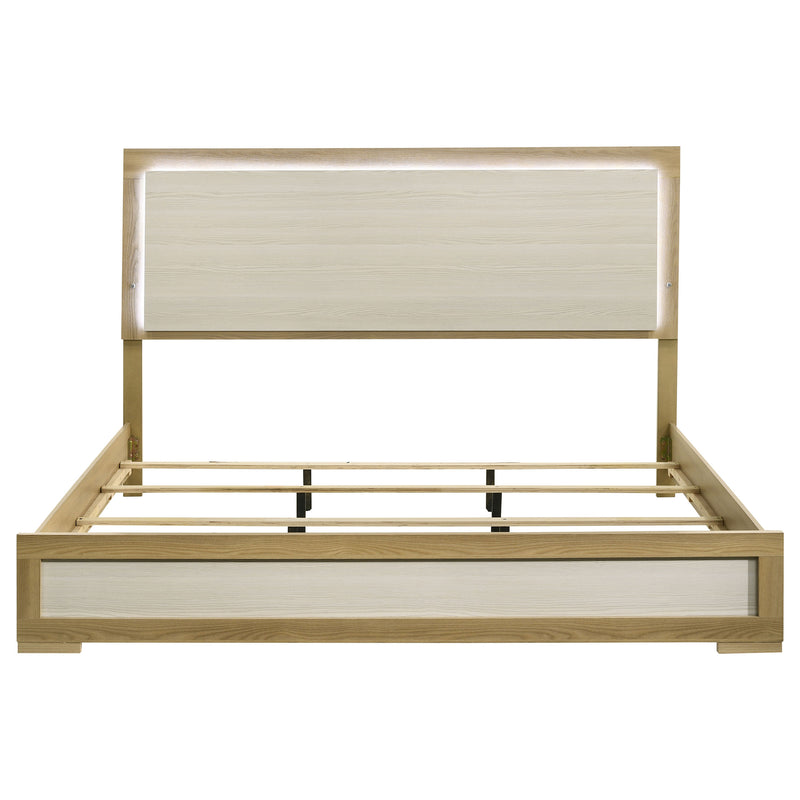 Hyland Panel Bed with LED Lighting - Furniture City (CA)l