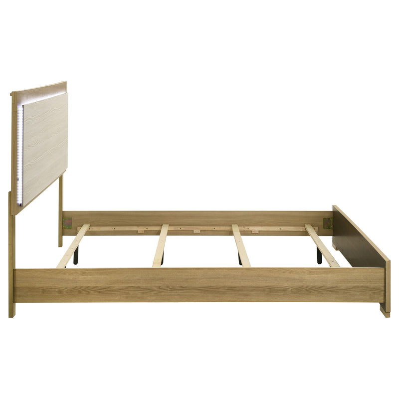 Hyland Panel Bed with LED Lighting - Furniture City (CA)l