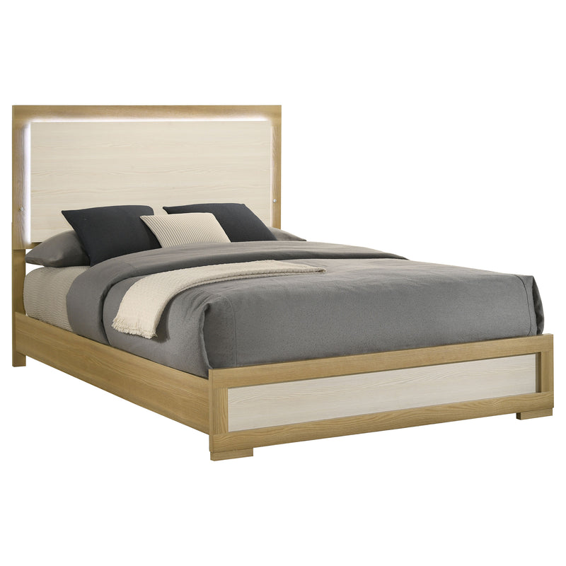 Hyland Panel Bed with LED Lighting - Furniture City (CA)l