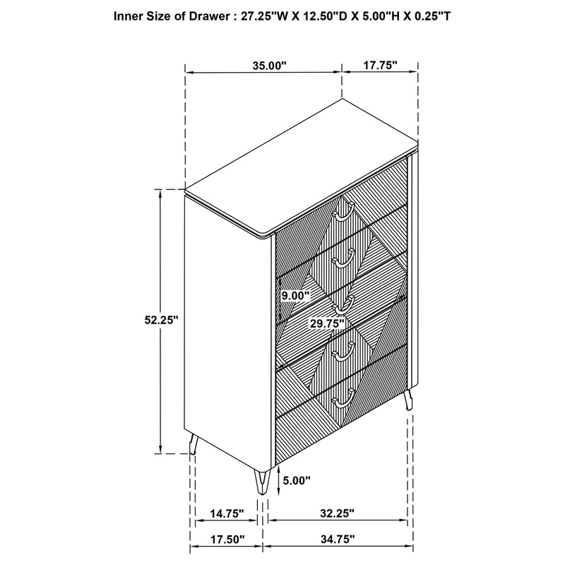 Cassia Chest of Drawers - Furniture City (CA)l