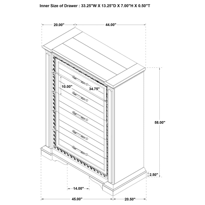 McKinney Chest of Drawers - Furniture City (CA)l