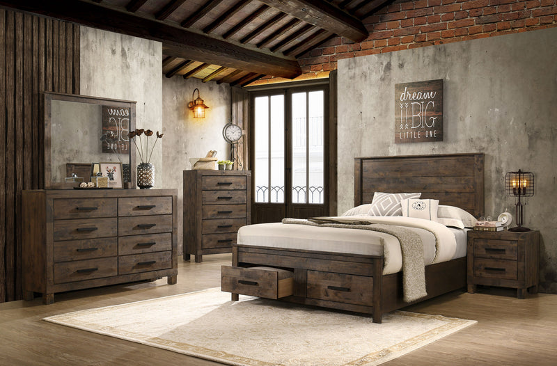 Woodmont Panel Platform Storage Bed - Furniture City (CA)l