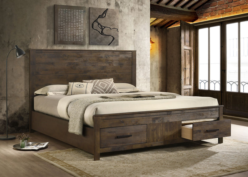 Woodmont Panel Platform Storage Bed - Furniture City (CA)l