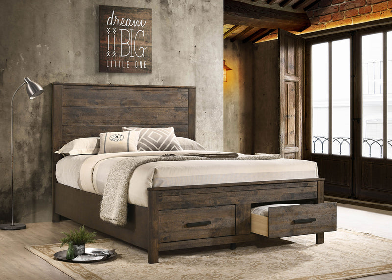 Woodmont Panel Platform Storage Bed - Furniture City (CA)l