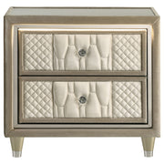 Lorient Nightstand with LED Lighting - Furniture City (CA)l