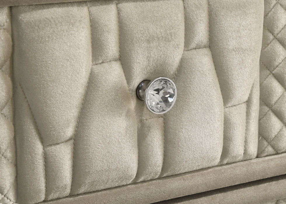 Lorient Nightstand with LED Lighting - Furniture City (CA)l