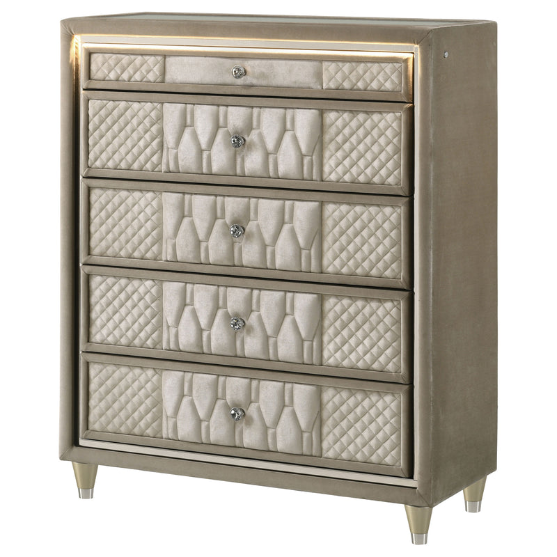 Lorient Chest of Drawers with LED Lighting - Furniture City (CA)l