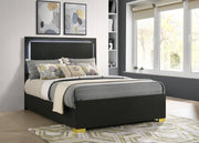 Marceline Panel Bed with LED Lighting - Furniture City (CA)l