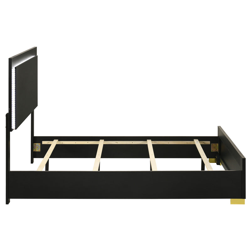 Marceline Panel Bed with LED Lighting - Furniture City (CA)l