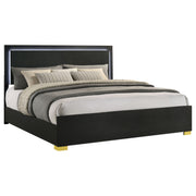 Marceline Panel Bed with LED Lighting - Furniture City (CA)l