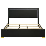Marceline Panel Bed with LED Lighting - Furniture City (CA)l