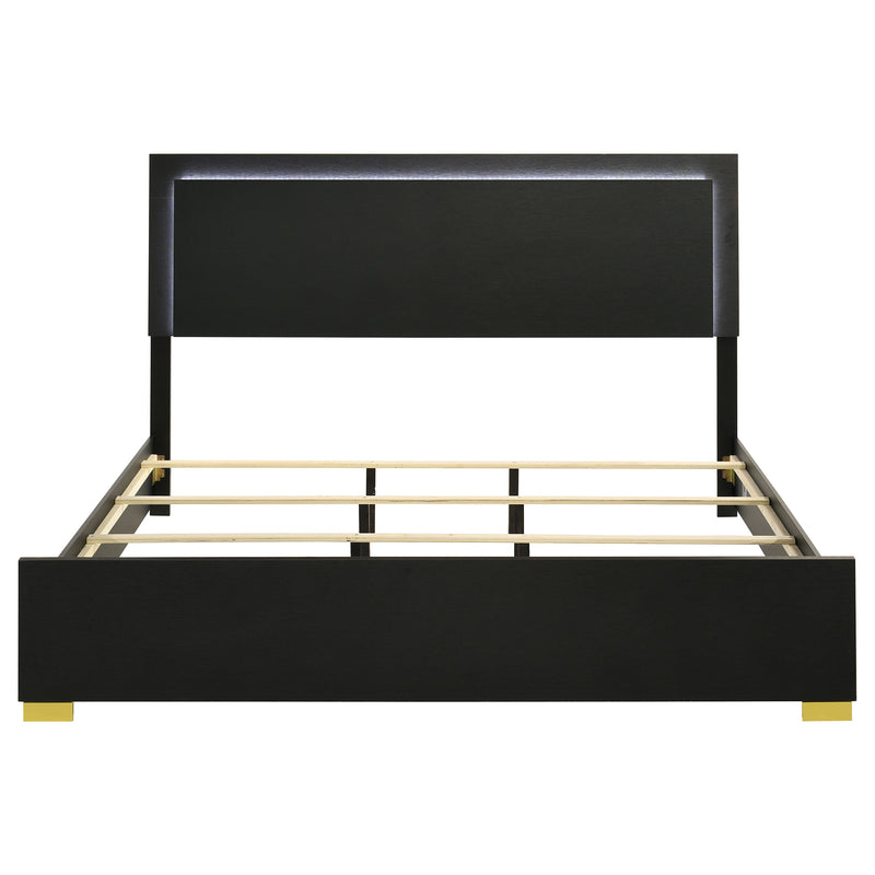 Marceline Panel Bed with LED Lighting - Furniture City (CA)l