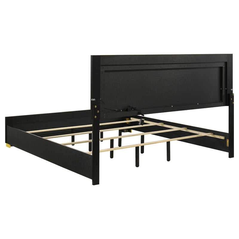 Marceline Panel Bed with LED Lighting - Furniture City (CA)l
