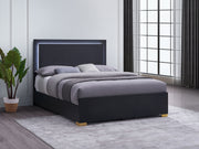 Marceline Panel Bed with LED Lighting - Furniture City (CA)l