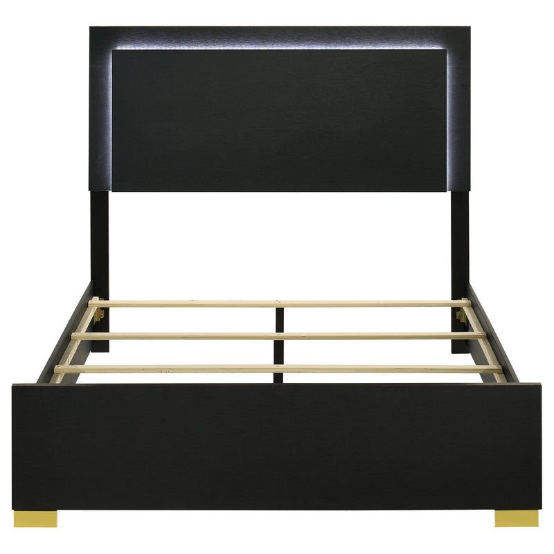 Marceline Panel Bed with LED Lighting - Furniture City (CA)l