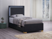 Marceline Panel Bed with LED Lighting - Furniture City (CA)l