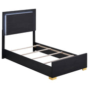 Marceline Panel Bed with LED Lighting - Furniture City (CA)l