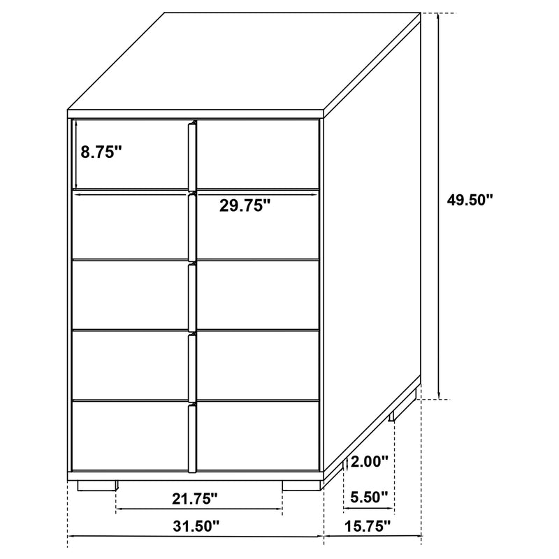 Marceline Chest of Drawers - Furniture City (CA)l