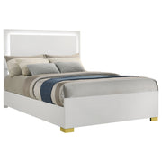 Marceline Panel Bed with LED Lighting - Furniture City (CA)l