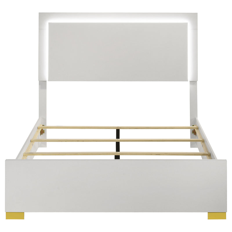 Marceline Panel Bed with LED Lighting - Furniture City (CA)l