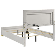 Marceline Panel Bed with LED Lighting - Furniture City (CA)l