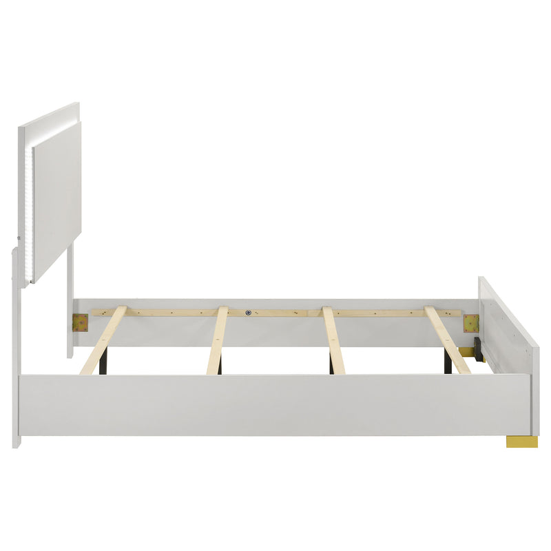 Marceline Panel Bed with LED Lighting - Furniture City (CA)l