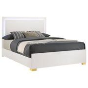 Marceline Panel Bed with LED Lighting - Furniture City (CA)l