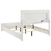 Marceline Panel Bed with LED Lighting - Furniture City (CA)l