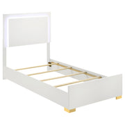 Marceline Panel Bed with LED Lighting - Furniture City (CA)l