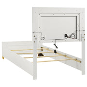 Marceline Panel Bed with LED Lighting - Furniture City (CA)l