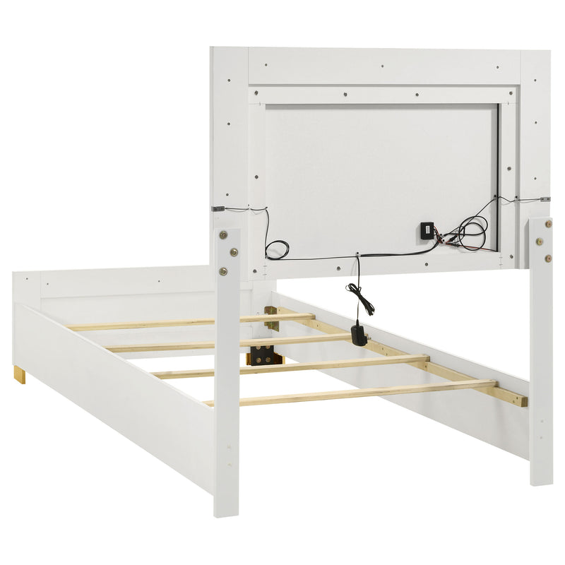 Marceline Panel Bed with LED Lighting - Furniture City (CA)l
