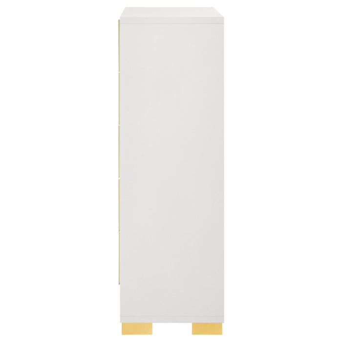 Marceline 5-drawer Chest Black