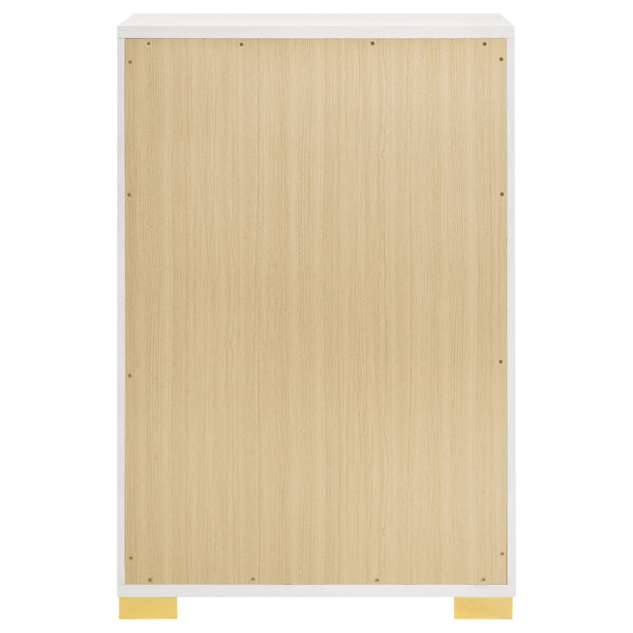 Marceline 5-drawer Chest Black