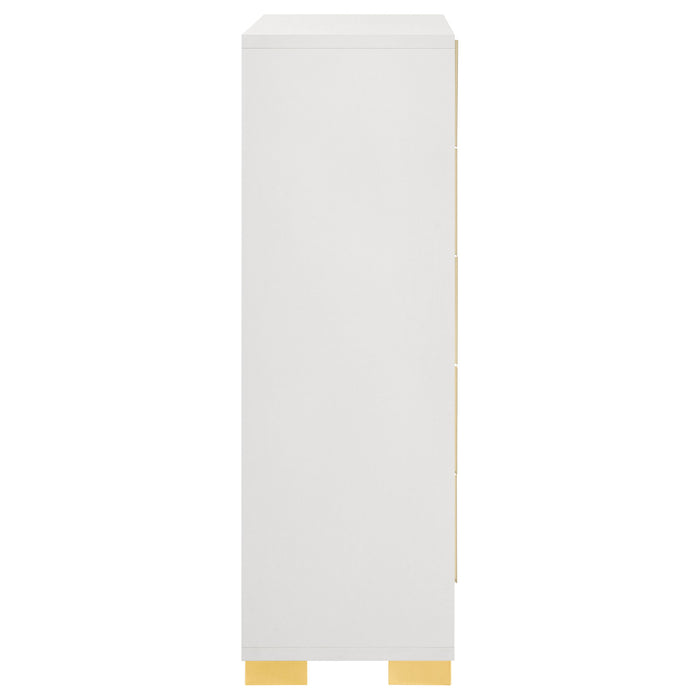 Marceline 5-drawer Chest Black