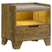 Henderson Nightstand with LED Lighting - Furniture City (CA)l