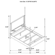 Emberlyn Four-Poster Panel Bed - Furniture City (CA)l